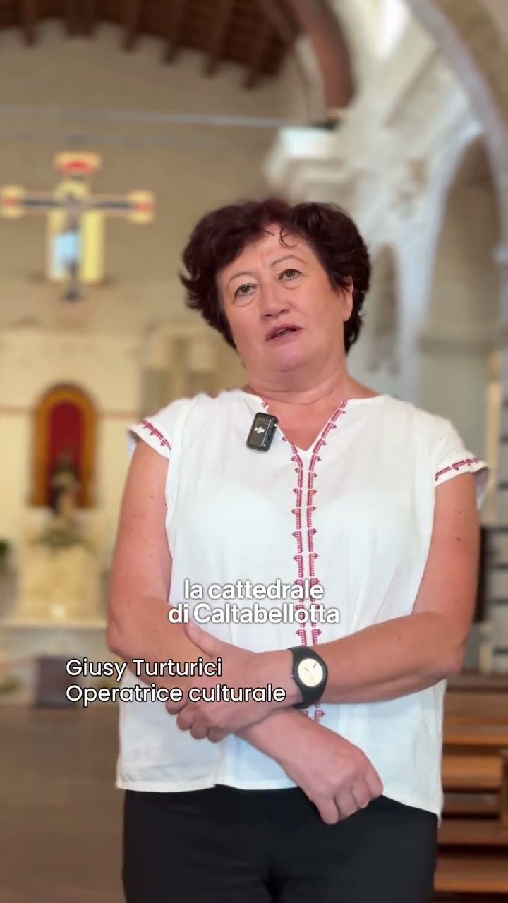 Fotogramma dell'intervista a Giusy Turturici